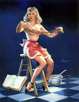 Pinup by Gil Elvgren Pinup by Gil Elvgren